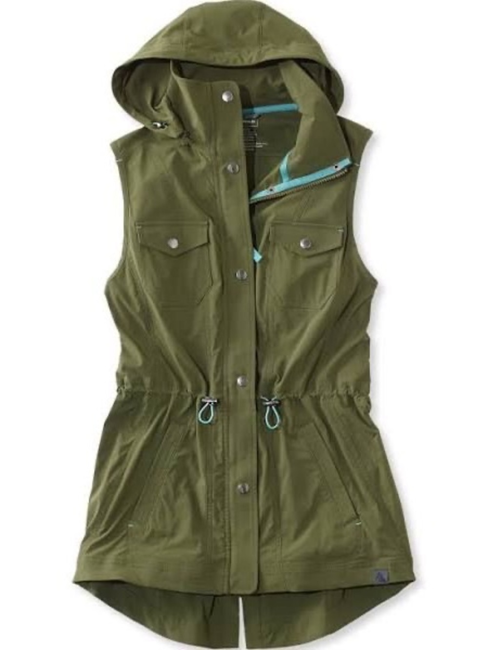 Women’s L.L. Bean Utility Vest Olive Green